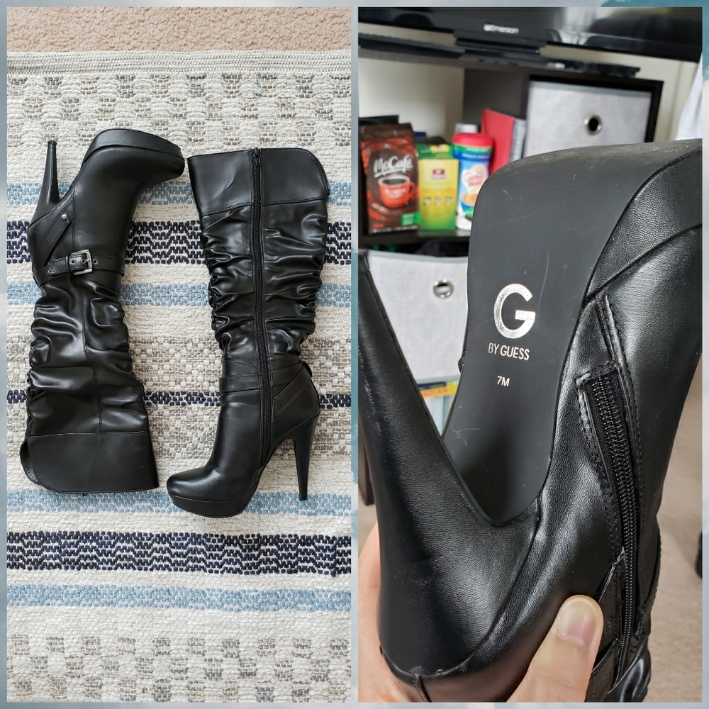 Guess Knee High Stiletto Boots
